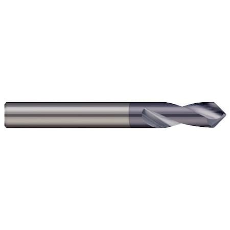 Micro 100 Drill, Spotting & Centering Drill, 0.3750 3/8 Drill, 1 in.Flute Length Carbide Quick Change SPD-375-120X